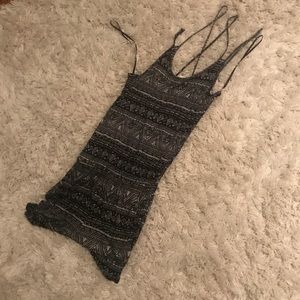 Forever 21 Bohemian Spaghetti Strap Romper